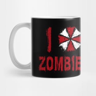 I Love Zombies Mug